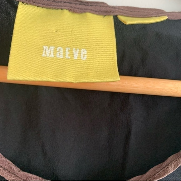 ANTHROPOLOGIE Maeve 100% Silk Tank Top Light Weight Neutral Tone Size 2 - Picture 5 of 10